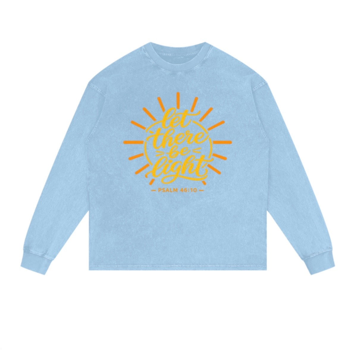 Let there be light Blue Long Sleeve