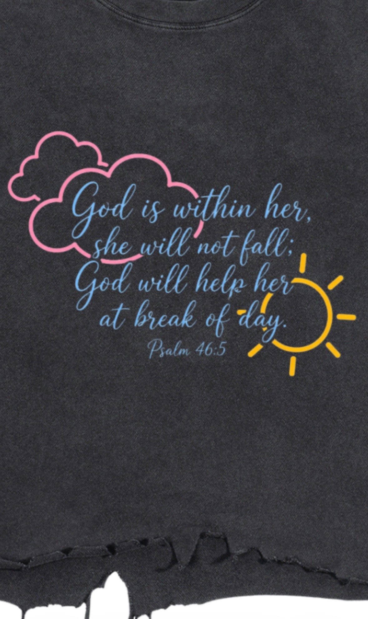 God is within her Crop Top